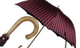 Ombrello da Uomo in Legno di Hickory biondo asta intera