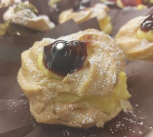 Le gustose Zeppole Senza Glutine al forno prodotte da L’Oasi Celiaca di Roma